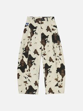 AELFRIC EDEN Cow Pattern Women's Jeans Sz 28